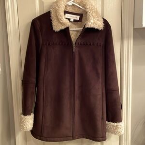 Chocolate brown Liz Claiborne coat